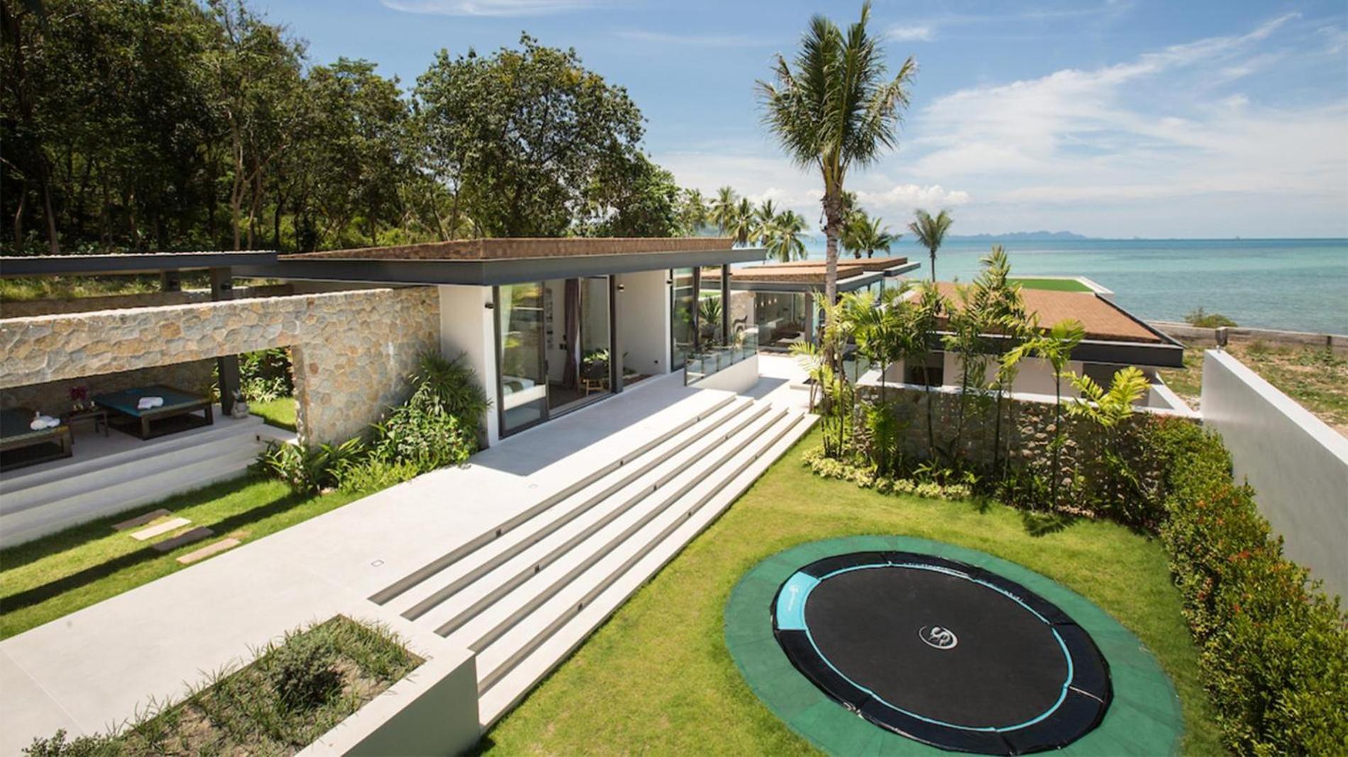 Exclusive Sea Renity A Beachfront Villa Retreat Sleeps 12 Adults And 6 Kids Laem Sor 外观 照片