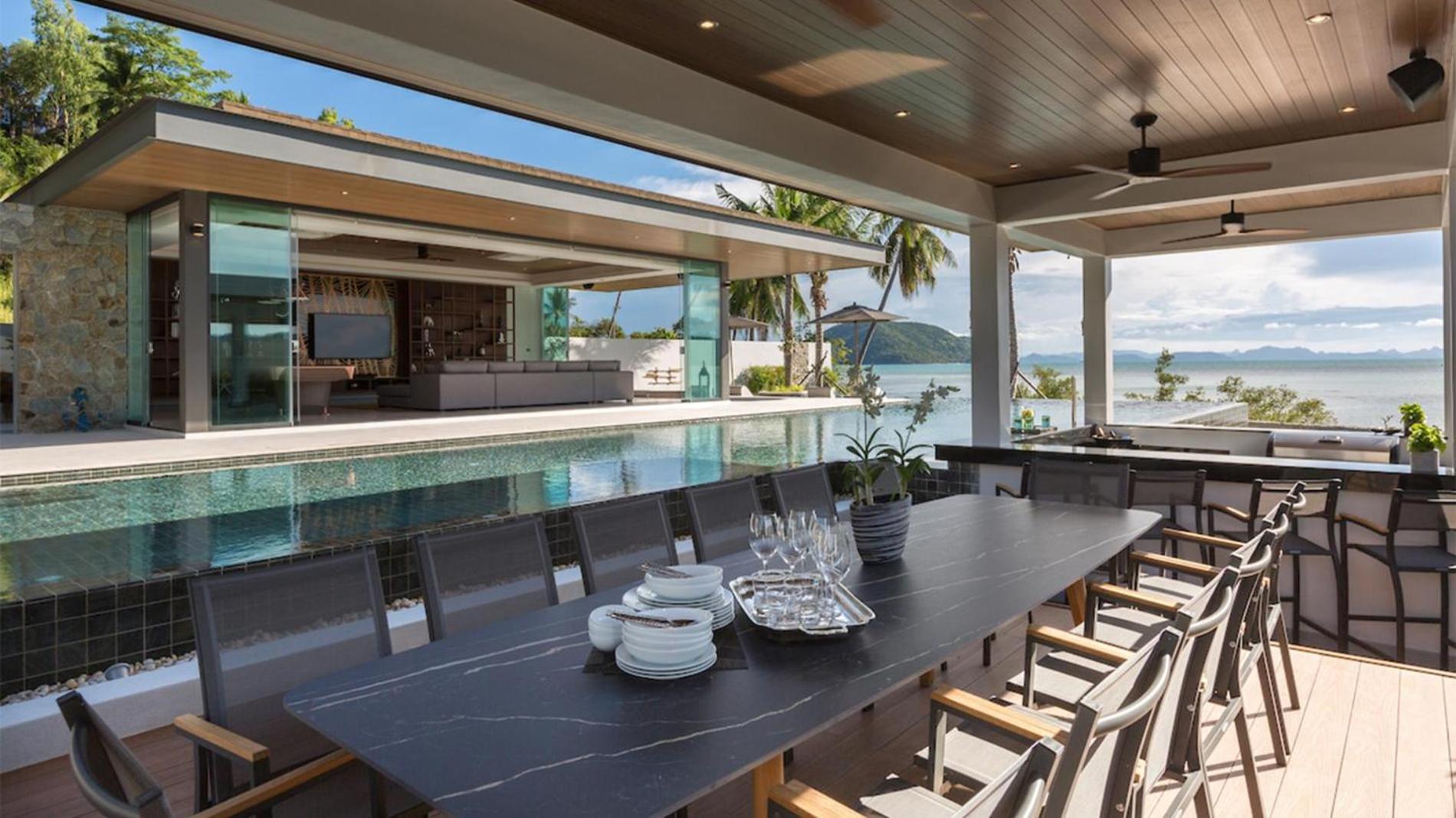 Exclusive Sea Renity A Beachfront Villa Retreat Sleeps 12 Adults And 6 Kids Laem Sor 外观 照片