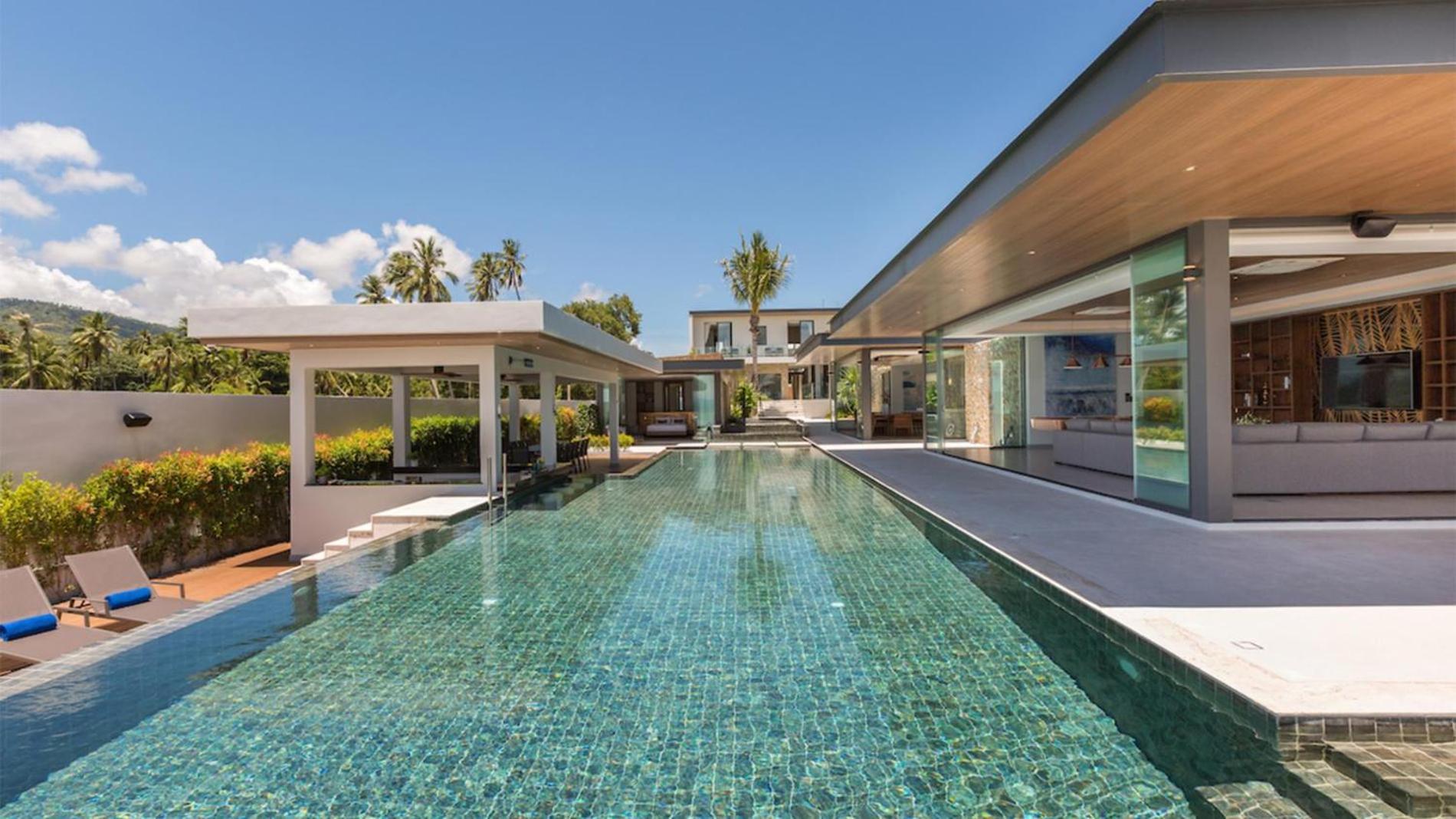 Exclusive Sea Renity A Beachfront Villa Retreat Sleeps 12 Adults And 6 Kids Laem Sor 外观 照片